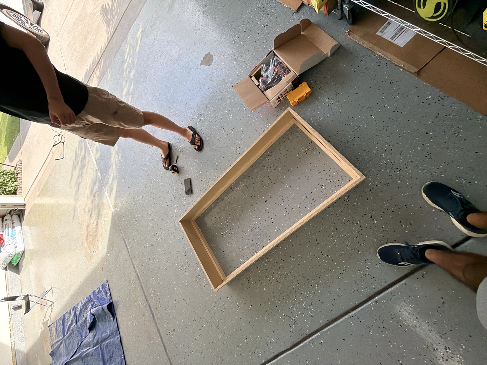 Building the panel frames